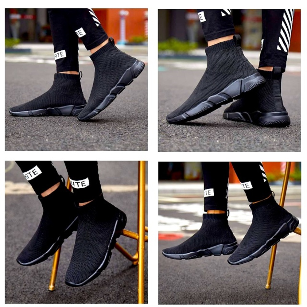 Men’s knit walking shoes